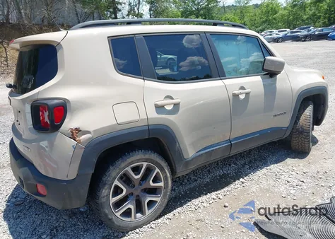 2015 Jeep Renegade Latitude from USA, damaged, VIN ZACCJBBTXFPB38788